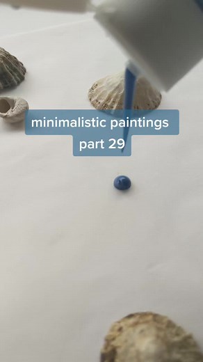 Minimalistic Abstract Landscape Painting with Acrylic | Part 29
