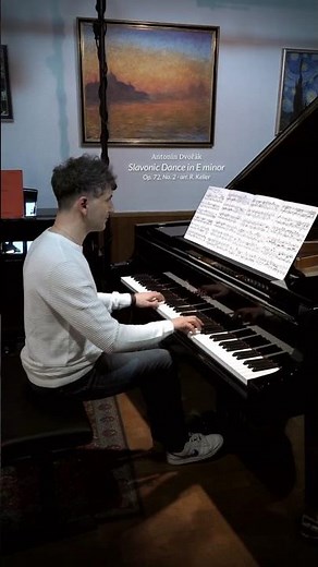 This version of Dvořák’s "Slavonic Dance" might surprise you! 🎹 Rarely performed arrangement #dvorak