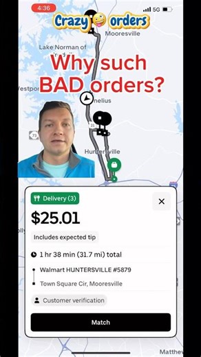 Why Uber Sends These BAD Orders (20 Miles for $6? The Real Reason!)