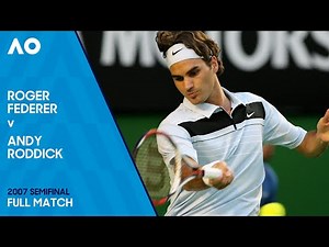 Roger Federer v Andy Roddick Full Match | Australian Open 2007 Semifinal