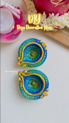 Last-Minute Diwali Diya Decoration Ideas ✨ | Easy DIY Diya Painting at Home 🪔 | Diwali 2025 Crafts
