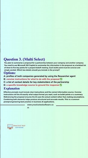 Microsoft AB-730 AI Business Professional Exam Questions & Answers | Complete Beginner Guide (2026)