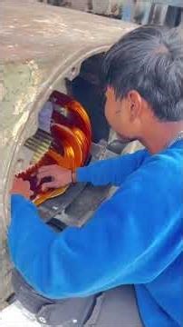 300 HP GE induction motor rewinding