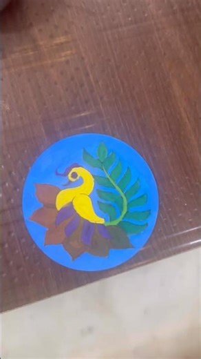 Day 8 | Mandala Art Coasters Tutorial | Easy Mandala Design for Beginners | DIY Home Decor #shorts