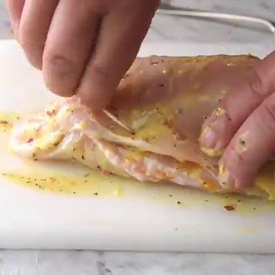 An EPIC baked stuffed chicken breast! https://www.recipetineats.com/sun-dried-tomato-spinach-cheese-stuffed-chicken-breast/ | RecipeTin