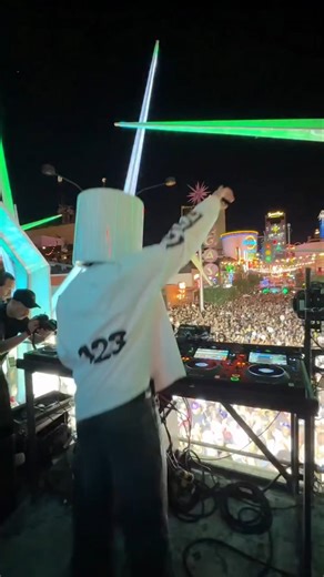 Marshmello Live @ Block Party Vegas, Downtown Las Vegas 2026 #edm #live #shorts #marshmello