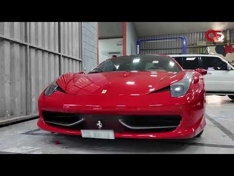 Ferrari Damage Repair and Polishing Service at Quick Fit Autos Dubai