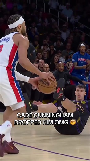 Cade Cunningham Ankle Breaker Against Jake LaRavia