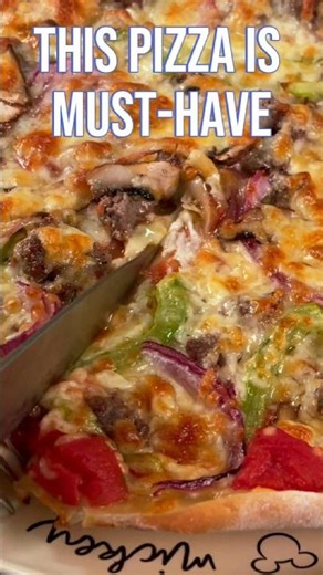 Ground Beef Pizza! #pizza #tasty #delicious #mozarellacheese #easyrecipe