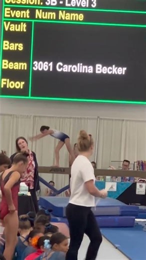 Liana’s level 3 Beam routine 2025