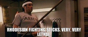 Rhodesian fighting sticks. Very, very lethal.