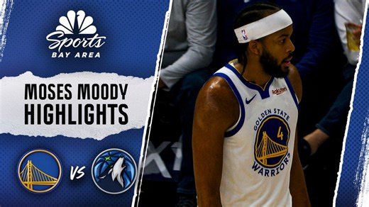 Moses Moody highlights: Watch Warriors guard score 19 points in win vs. Wolves