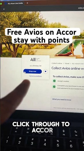 Free Airmiles on Accor stay with points