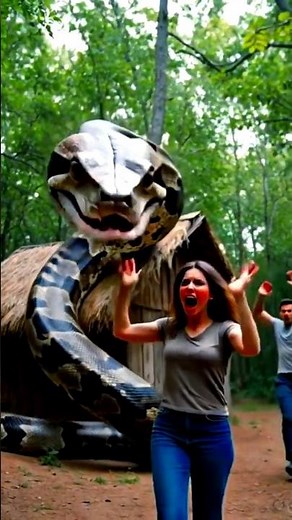 #shorts Giant Boa Constrictor Hanging From Cabin Roof! 😱