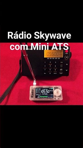 rádio Skywave com Mini ATS #bbcnews #lindomarcastilho #anos90 #tecsun#xhdata#musica #radioantigo