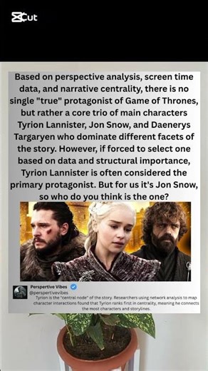 Who is the TRUE Protagonist of Game of THRONES? The Answer Will Shock You #gameofthrones