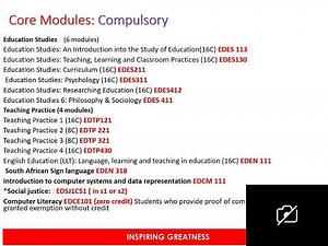 B ED Foundation phase orientation for 2026 students