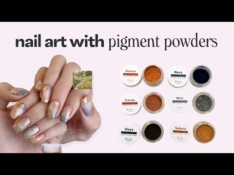 Nail Art with Pigment Powders