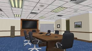 Conference Room Scene - 3D model by polypro