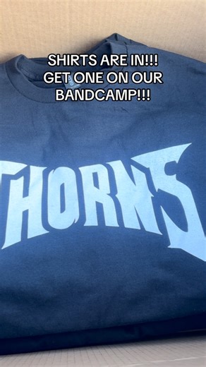 Thorns on Instagram: "Finally got some new merch in!!! Check them out on our bandcamp!!! #bandmerch#thrashmetal#metalmusic#foryou#bandshirt"