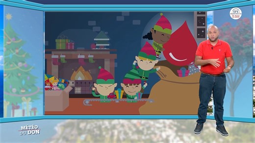 🤝 Antenne Réunion s’engage aux côtés de l'Etablissement Français du Sang - La Réunion / Océan Indien ❤️ 🎄 En cette fin d’année, les besoins en dons de sang restent essentiels. 📍 Découvrez les points de collecte de cette semaine dans la Météo du Don, avec Damien Amable. | Antenne Réunion