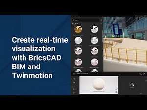 BricsCAD V22 Real Time Visualization with Twinmotion