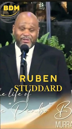 Ruben Studdard Sings at Peabo Bryson Homegoing Celebration