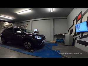 Dacia Duster 1l5 BlueDCI 115cv Reprogrammation Moteur @ 137cv Digiservices Paris 77 Dyno