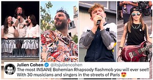 This wildly viral performance of Bohemian Rhapsody may be the best flash mob you’ll ever watch