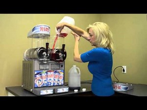 How to Fill a Ugolini Slush Machine with Slush Puppie Flavoured Base