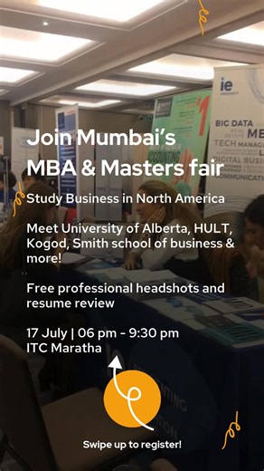 Mumbai! Here is your chance to meet top American B-schools like Hult, McCombs, Syracuse & more at the QS Study Business in North America fair on 17th July at ITC Maratha, Mumbai. Access expert MBA advice, exclusive 1-2-1s, resume reviews & more. Last few days to register free! | QS Top MBA | Facebook