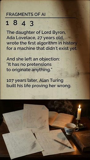 1843 | Ada Lovelace Wrote the First Algorithm for a Machine That Didn't Exist