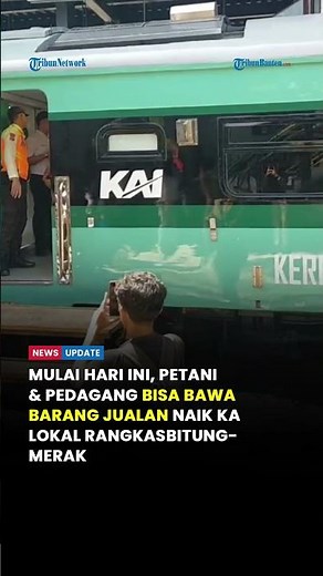 Mulai Hari Ini, Petani dan Pedagang Bisa Bawa Barang Jualan Naik KA Lokal Rangkasbitung-Merak