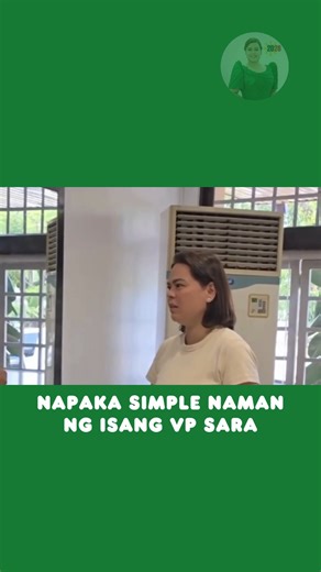 Simple talaga tong si VP Sara! #VPSaraDuterte #IndaySara #SaraDuterte #FuturePresidentPH #SaraForPresident #RunSaraRun #SaraAll #SolidSara #TunayNaLider #StrongLeadershipPH #LeadershipWithHeart #WomenInLeadershipPH #InaNgBayan #BosesNgBayan #PilipinasUna #ParaSaBayan #MahalinNatinAngPilipinas #PublicServicePH #SerbisyongTotoo #NationFirstPH #PHLeadership #PHPolitics #MindanaoPride #DuterteLegacy #TapangAtMalasakit #DDS #HopeForPH #BagongPilipinas #PeopleFirstPH #2028PH | RUN SARA RUN