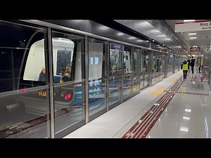 Thessaloniki Metro Full Journey From New Railway Station to Nea Elvetia