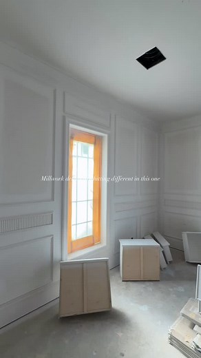 Custom millwork is going in and the home is really starting to take shape. These details bring every space to life from the trim to the doors to the panels. If you’d like to design and build your home with us, we’d love to talk with you about our process and how we can bring your vision to life. Design: @blackpinedesign_ #blackpineproperties #newconstruction #fortworth #buildonyourlot #dfw #aledotx #texas #customhomebuilding | Black Pine Properties