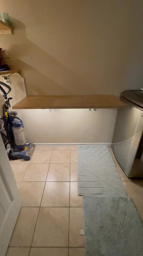 Upgrading the Laundry Room this week. #foldingtable #storage #DIY #elf... | laundry room ideas