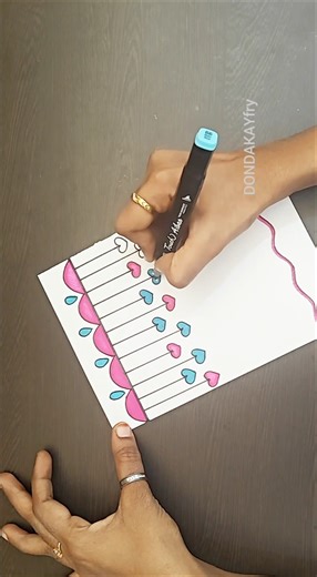 Quick and easy project work design border|Simple project work border designs|Project work designs||