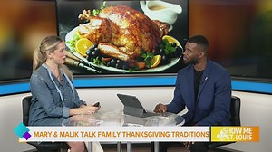 Cooking turkey in a trash can? Hear Mary and Malik's holiday traditions!