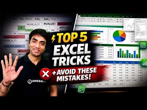 90% Log Excel Mein Ye 5 Galtiyaan Karte Hain