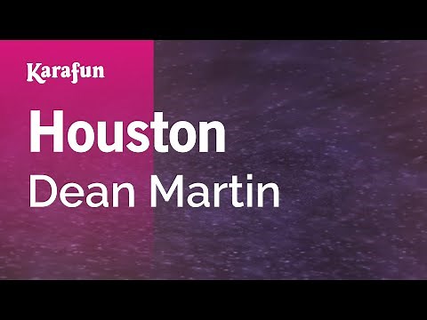 Houston - Dean Martin | Karaoke Version | KaraFun