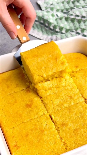 33K views · 347 reactions | Golden, tender, and ready in minutes. Mom’s quick buttermilk cornbread is the side that goes with everything. https://thestayathomechef.com/buttermilk-cornbread/ | The Stay At Home Chef | Facebook