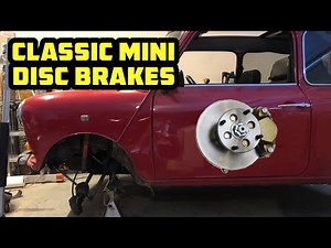Classic Mini Cooper Front Brake Replacement: Front Disc and Pad Replacement.
