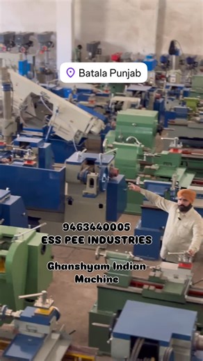 Ghanshyam Indian Machine on Instagram: "9463440005 We Tested ESS PEE INDUSTRIES Lathe Machine and Found AMAZING Results #lathemachine #lathemachine #viral #trending #viralvideo #ghanshyamindiamachi Lathe Machine Price Batala || #lathemachine #shortvideo #viralvideo For More Reels - Follow @ghanshyamindianmachine lathe machine in batala,lathe machine,lathe machine manufacturer in batala,heavy duty lathe machine,lathe machine price,lathe machine in punjab,punjab lathe machine, For More Reels - Fol