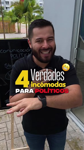 🚨 ¡4 VERDADES INCÓMODAS QUE NADIE TE DICE SI ERES POLÍTICO! 🚨 📢 Si eres político y sigues haciendo las cosas como hace 10 años, estás perdiendo votos. Aquí van 4 verdades que pueden dolerte, pero necesitas escuchar: 1️⃣ Nadie lee tus comunicados 📰❌ Sigues creyendo que los textos largos funcionan, pero la verdad es que nadie los lee. Si no captas atención en segundos, tu mensaje se pierde. 2️⃣ Crees que las redes son un extra, pero en realidad lo son TODO 📲🔥 Si piensas que un volante o una