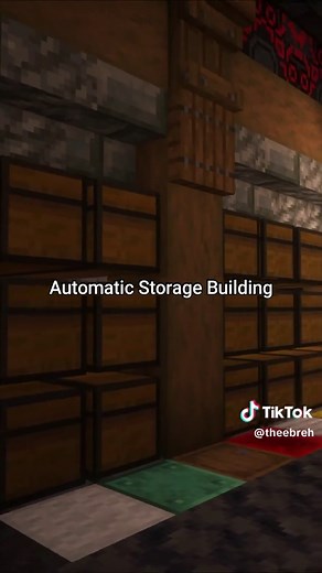 Automatic Storage Building Tutorial in Minecraft