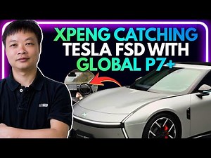 NEW Xpeng P7+ global model Gets 3 Times the Compute Power of Tesla HW4