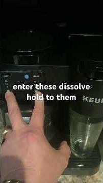 How to descale new 2025 KEURIG GEN 2 Duo that don’t have 8 and 12 oz buttons