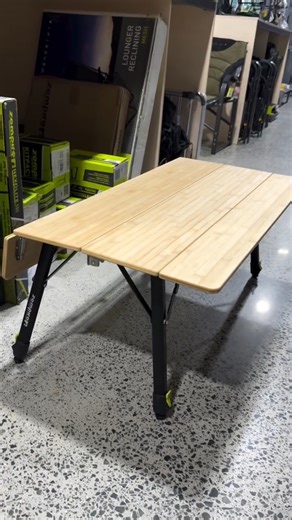 This video was so good we had to share! The review, the background music and the cameo is epic 😆 "Are you going on a camping trip with little ones this weekend? Make eating and activity time easier with this height adjustable camping table. Not only can the kids use it but the adults can use it too. It’s functional, folds away easy and not only that, also looks awesome." Thanks for sharing and tagging us on Instagram @dadlifecon 🙌 | BCF - Boating, Camping, Fishing