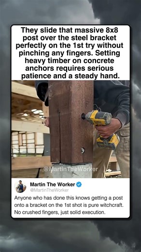 HEAVY TIMBER MEETS CONCRETE ANCHORS